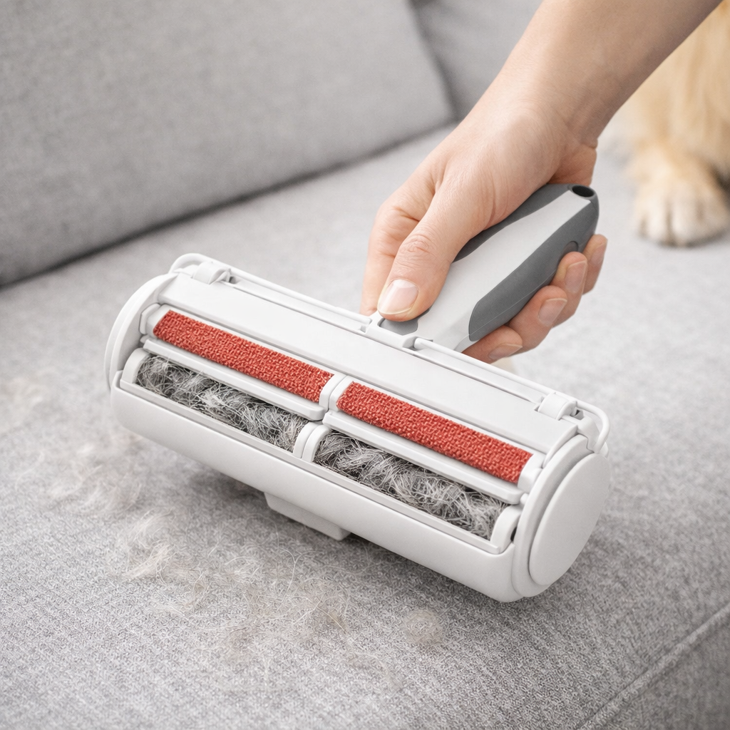 Pelsfjerner til Hunde & Katte – Fjerner Hår fra Møbler